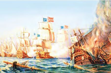 Osmanlı Portekiz deniz mücadeleleri (Temsilî)